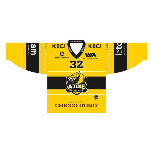 HC Ajoie Maillot domicile 25/26 réplique