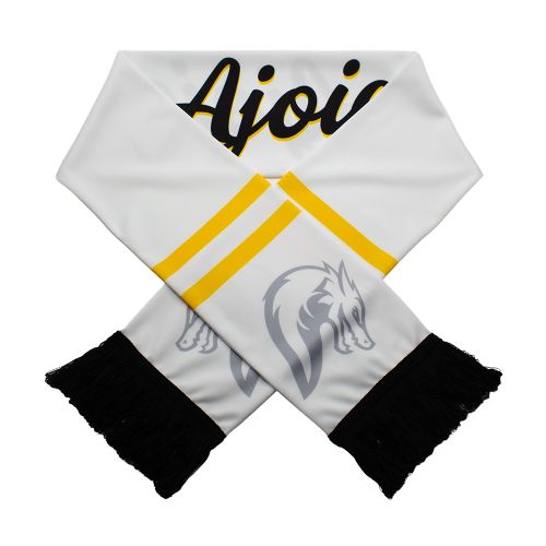 HC Ajoie Écharpe polyester blanche